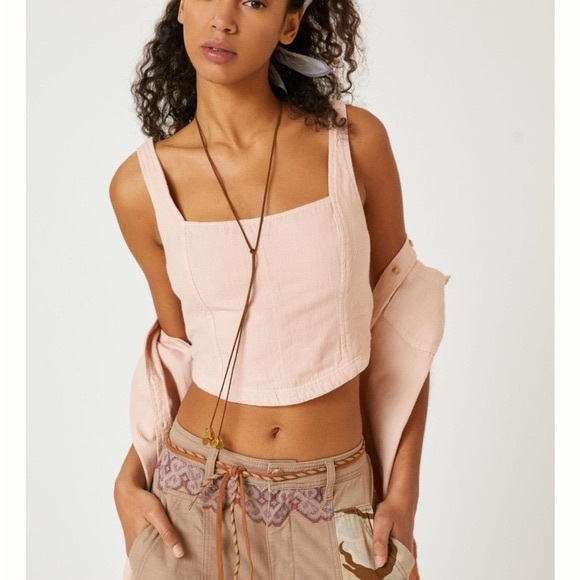 Pilcro Tops - Pilcro Corset Tank Size S